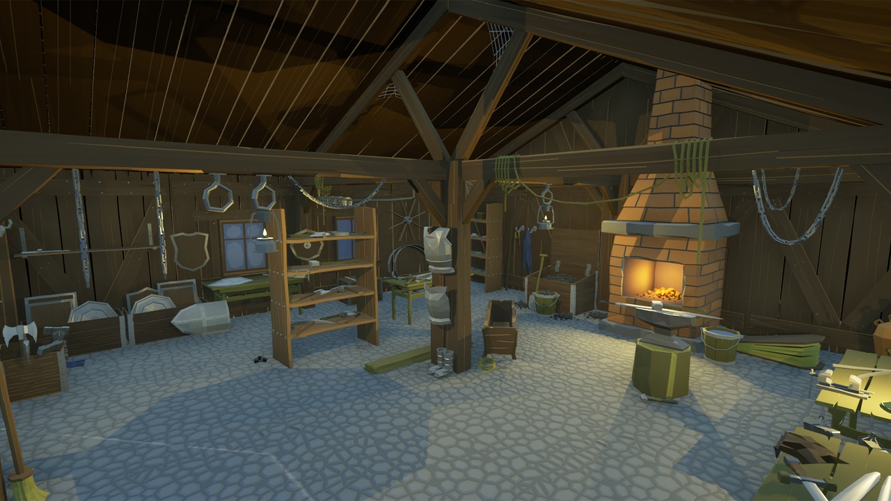 Media 1 for listing Medieval Blacksmith low poly models set