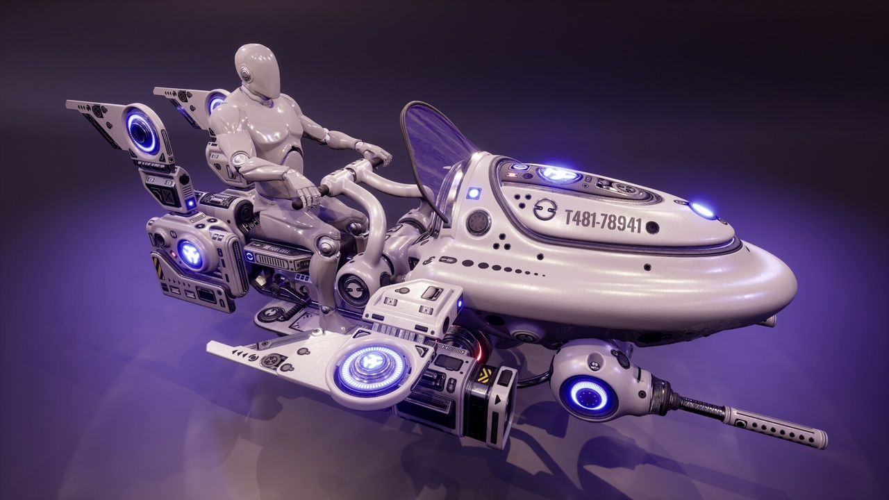 Media 1 for listing SciFi Hover Bike