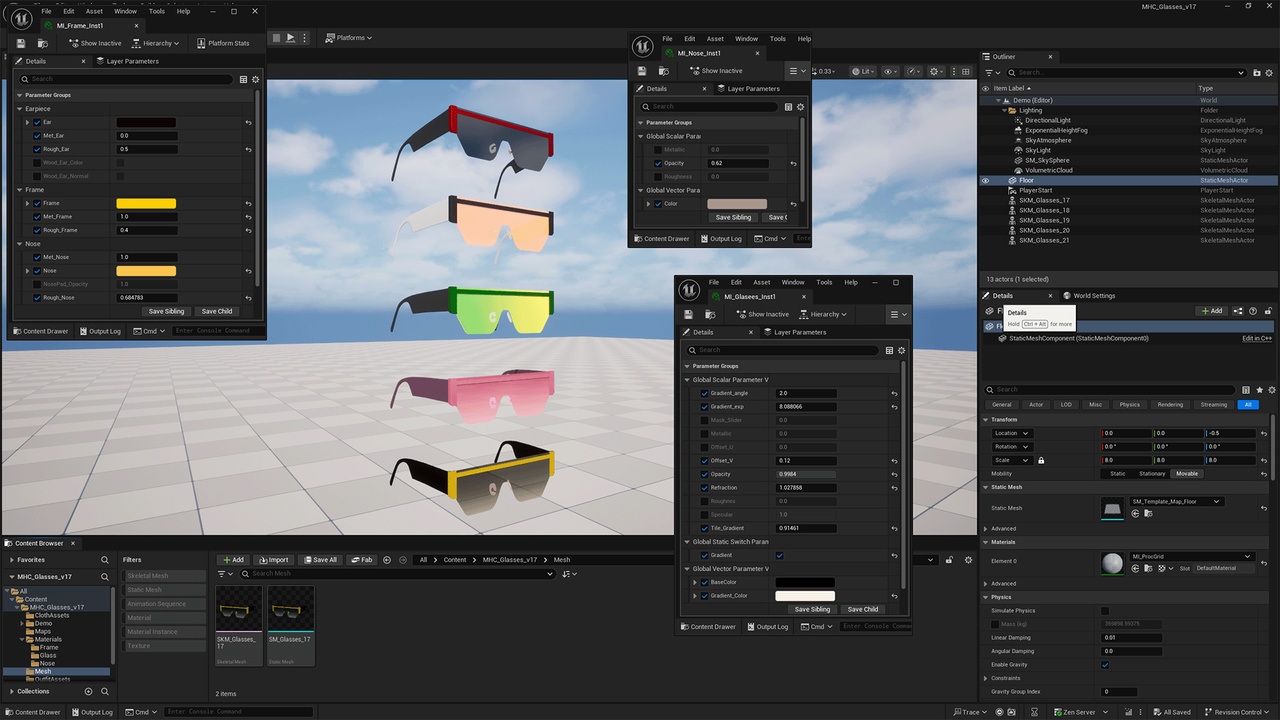 Media 1 for listing MHC Glasses v17
