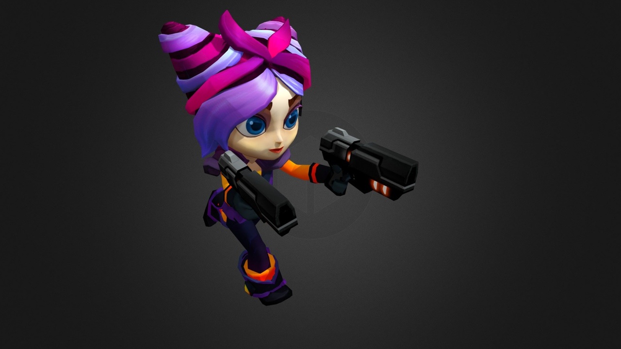Media 1 for listing Hero Girl animated character