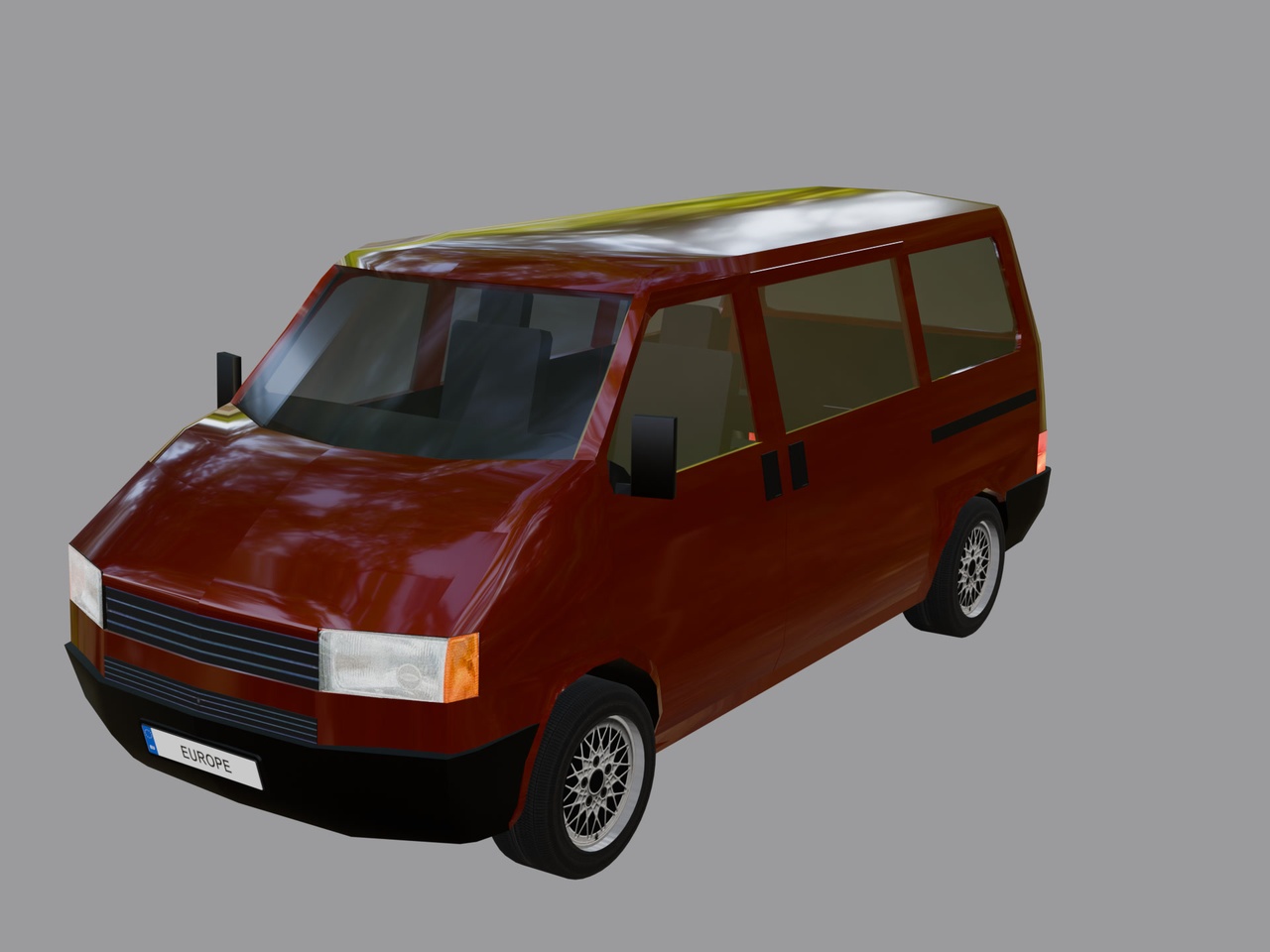 Media 1 for listing Euro Classic Van 1990s Low Poly