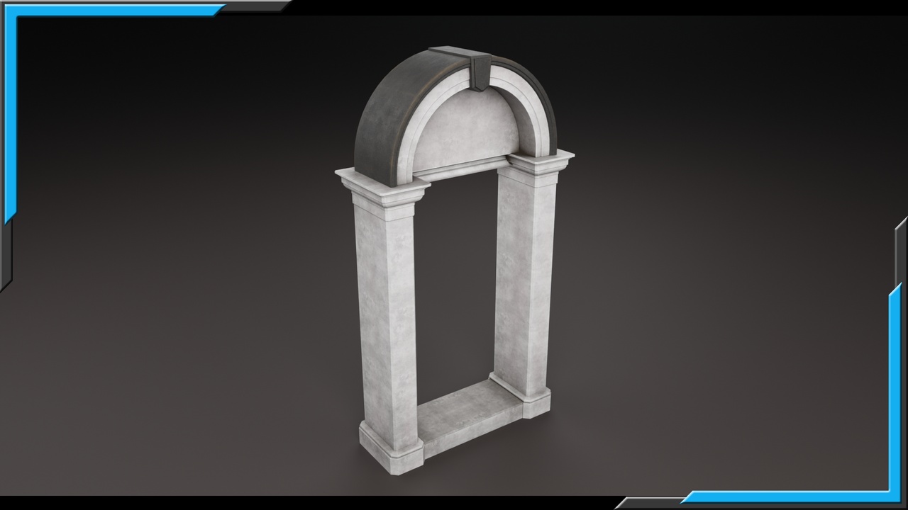 Media 1 for listing Building Architecture Element Textured Base Mesh 02