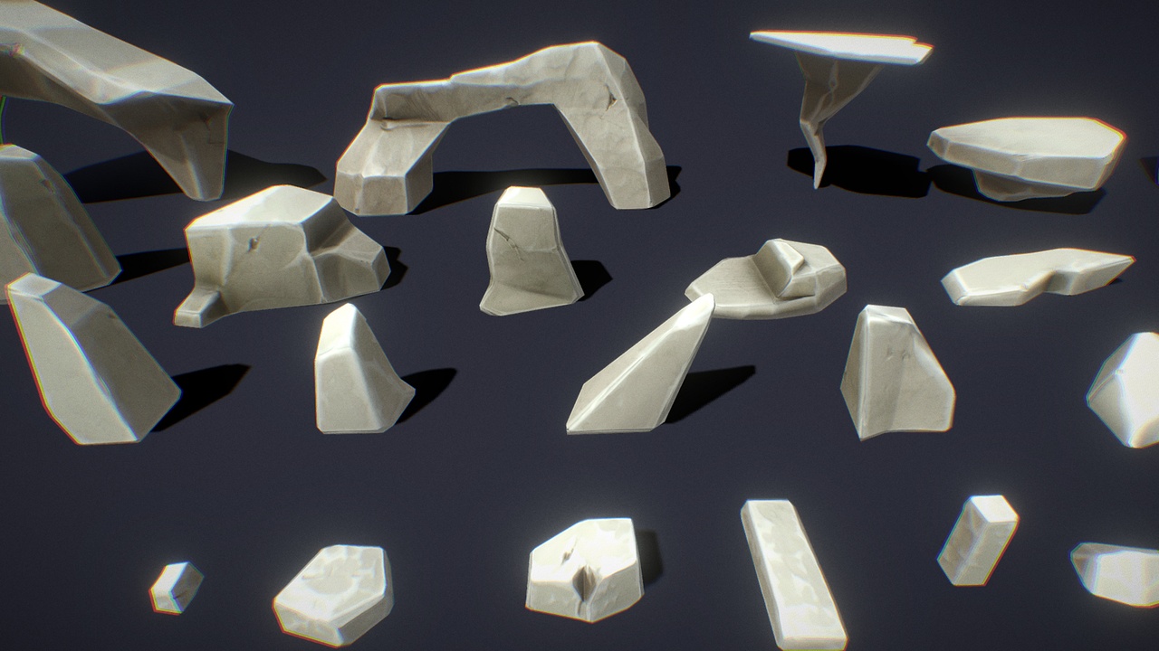 Media 1 for listing Environment Pack - Stylized Rock