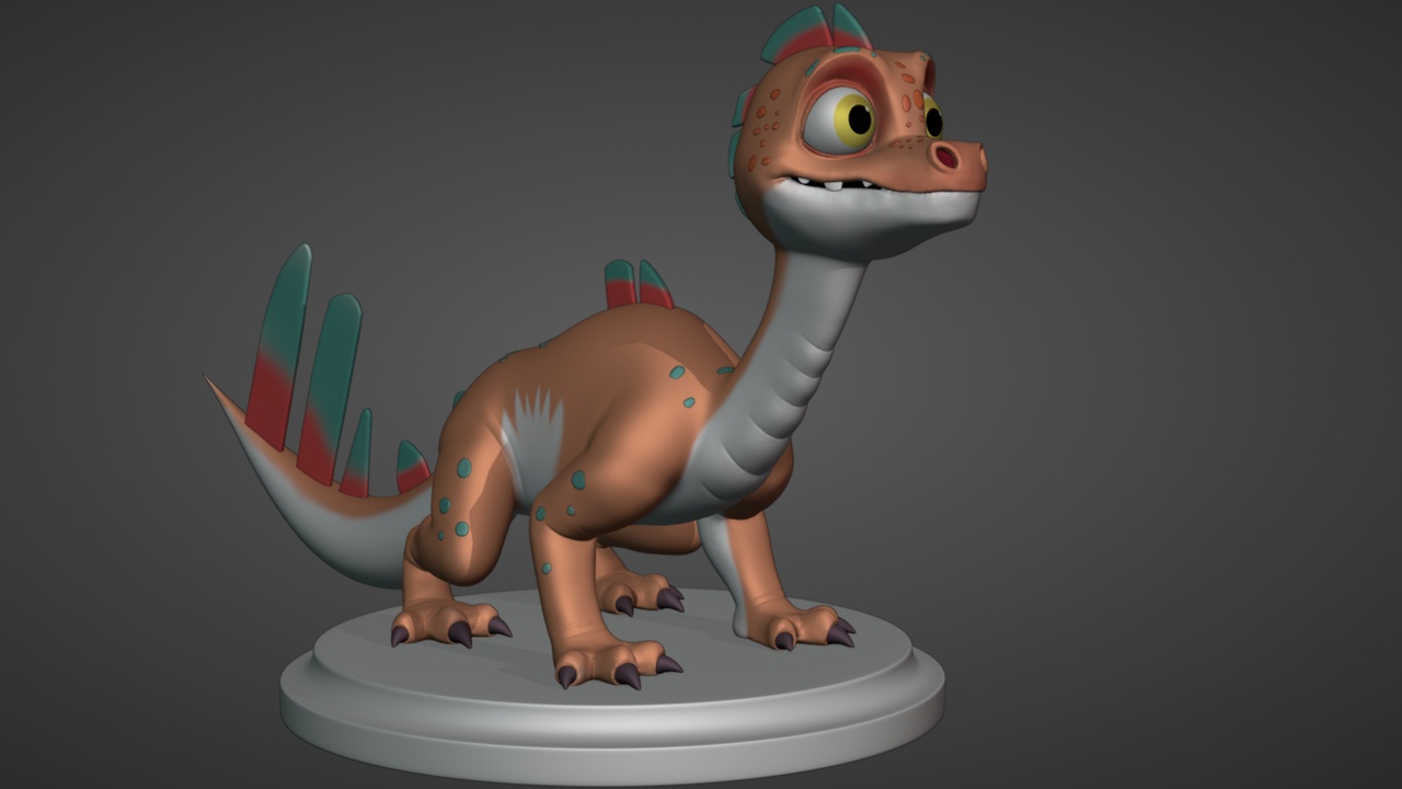 Media 1 for listing Stylized dinosaur