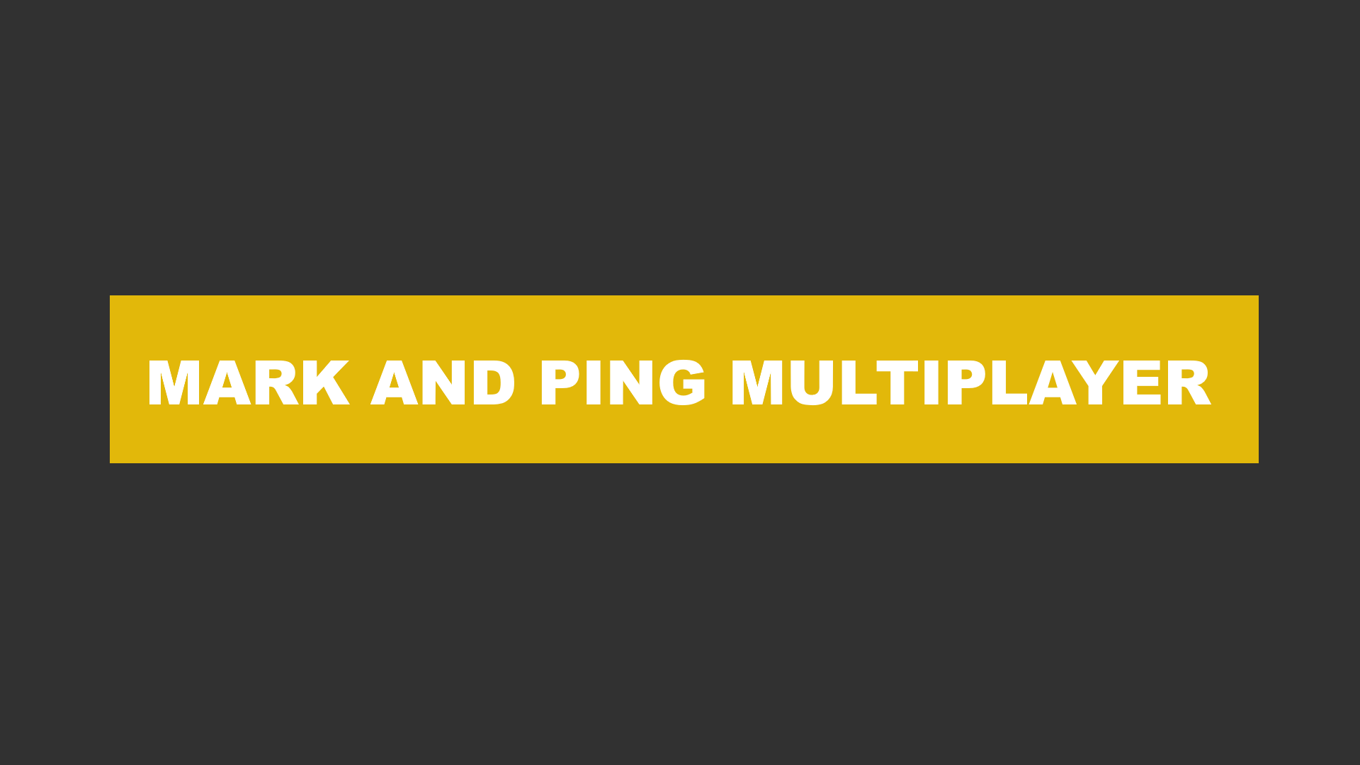 Mark And Ping Multiplayer | Fab