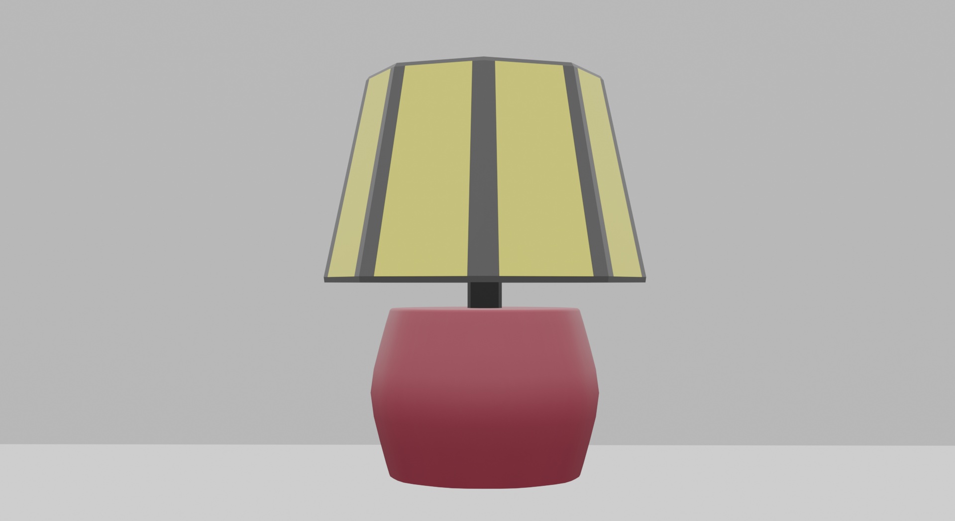 Media 1 for listing Modern Table Lamp 3D Model | Light On & Off Versions