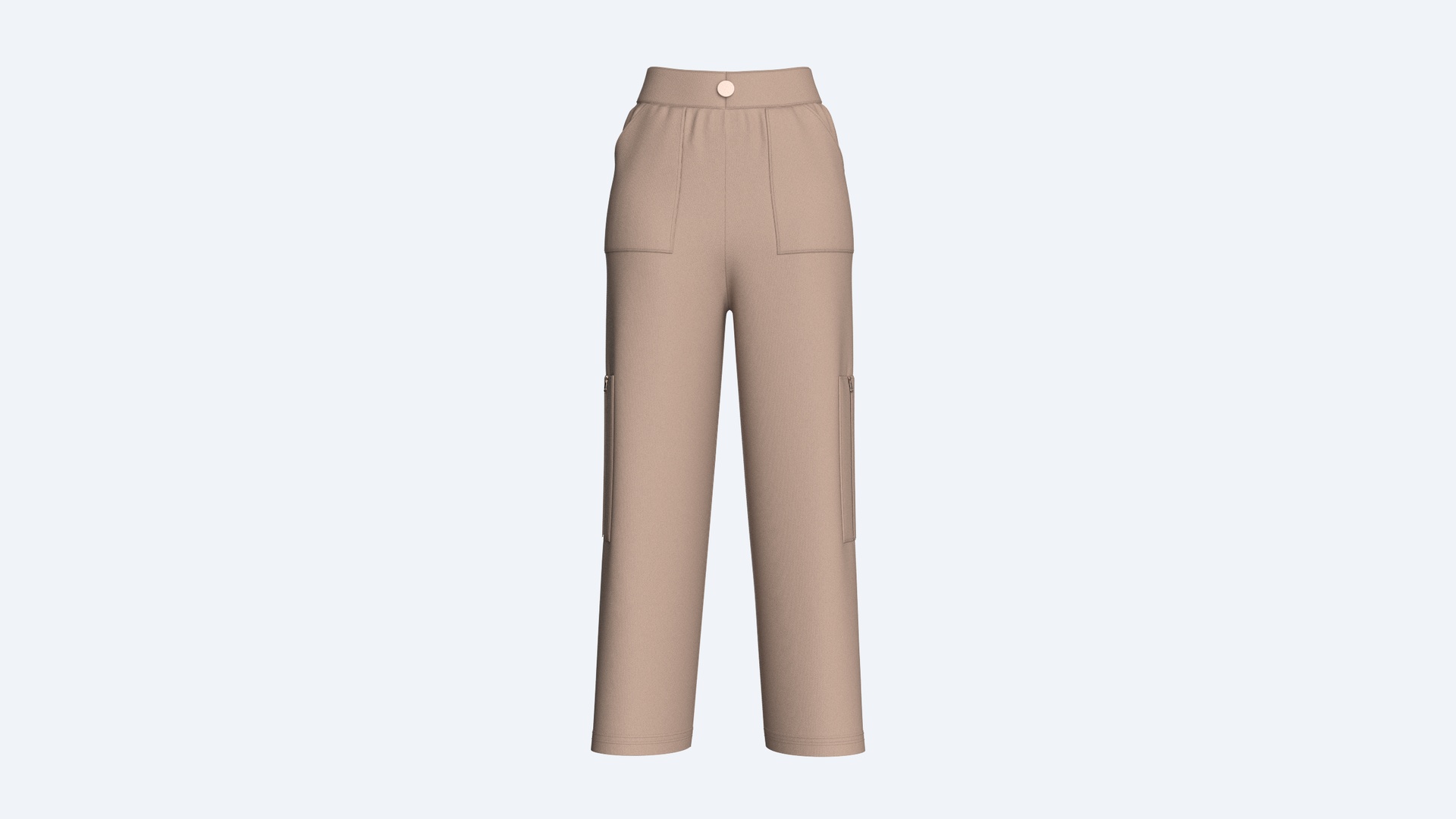 Media 1 for listing Girls Cargo Utility Zip Pocket Pant | High Poly