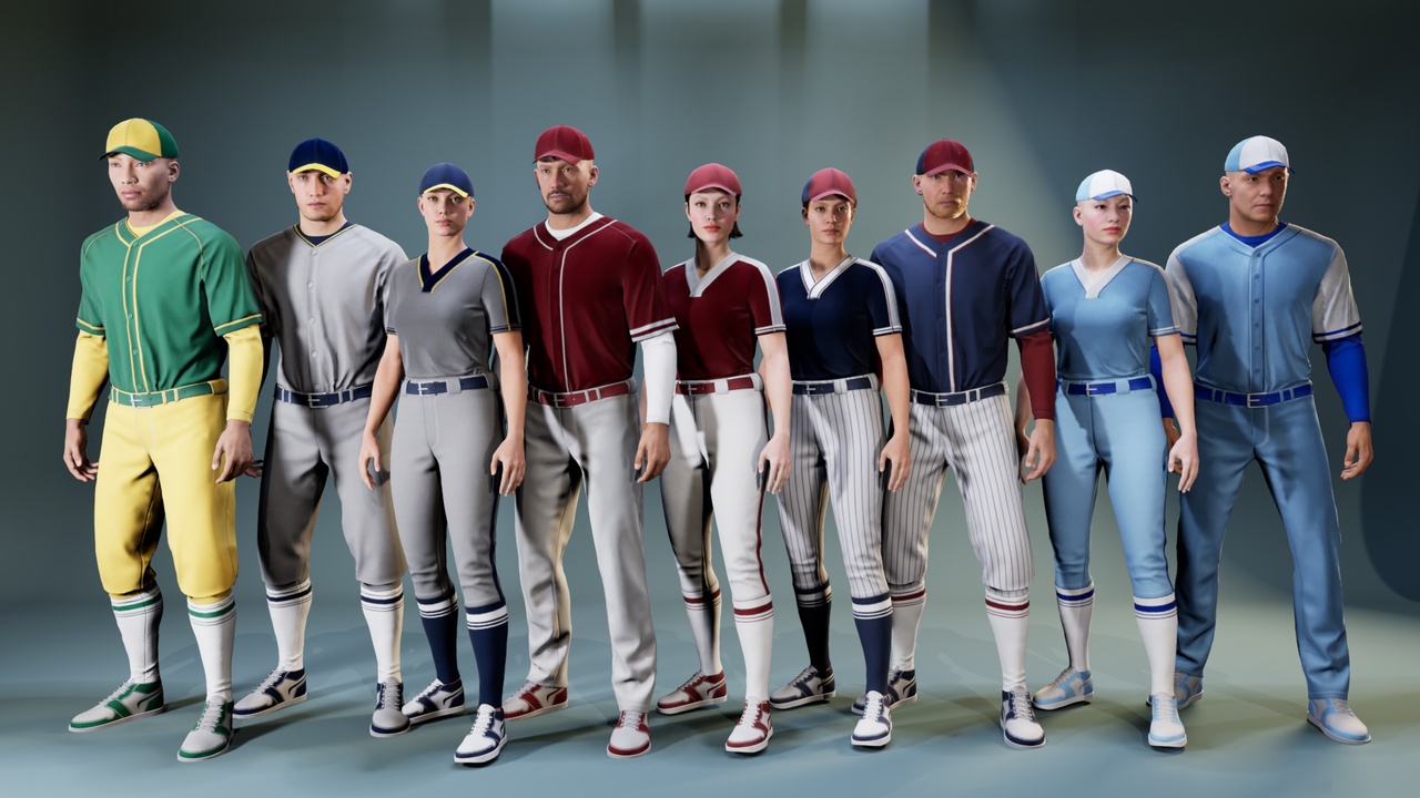 出品Baseball Uniform (Metahuman clothing)のメディア1