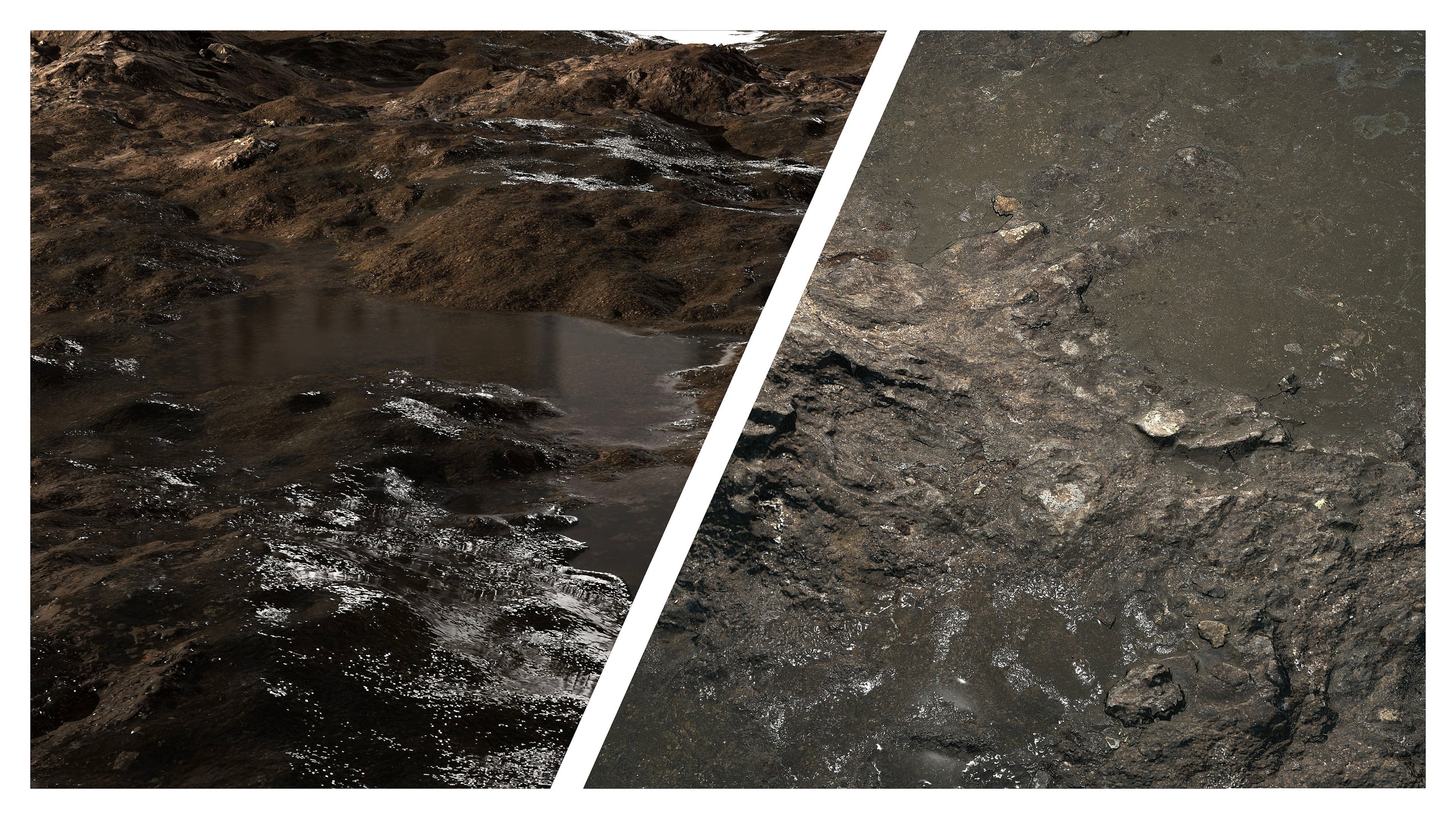 Media 1 for listing Rock Pool 8K PBR Texture Combo