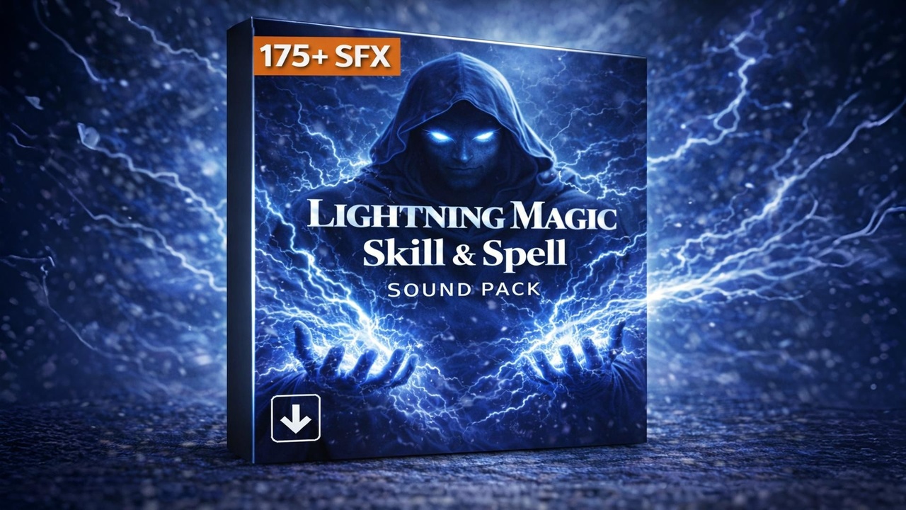 Media 1 for listing Lightning Magic Skill Spell Sound Pack