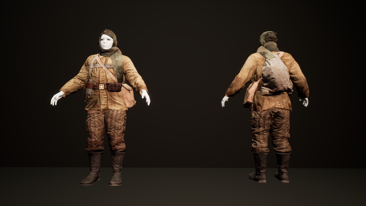 Media 1 for listing Metahuman WW2 Soviet Soldier Outfit
