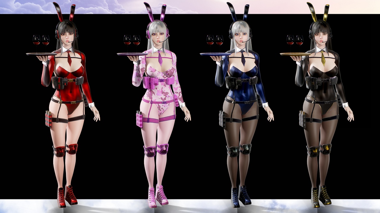 Media 1 for listing Girl Bunny Military