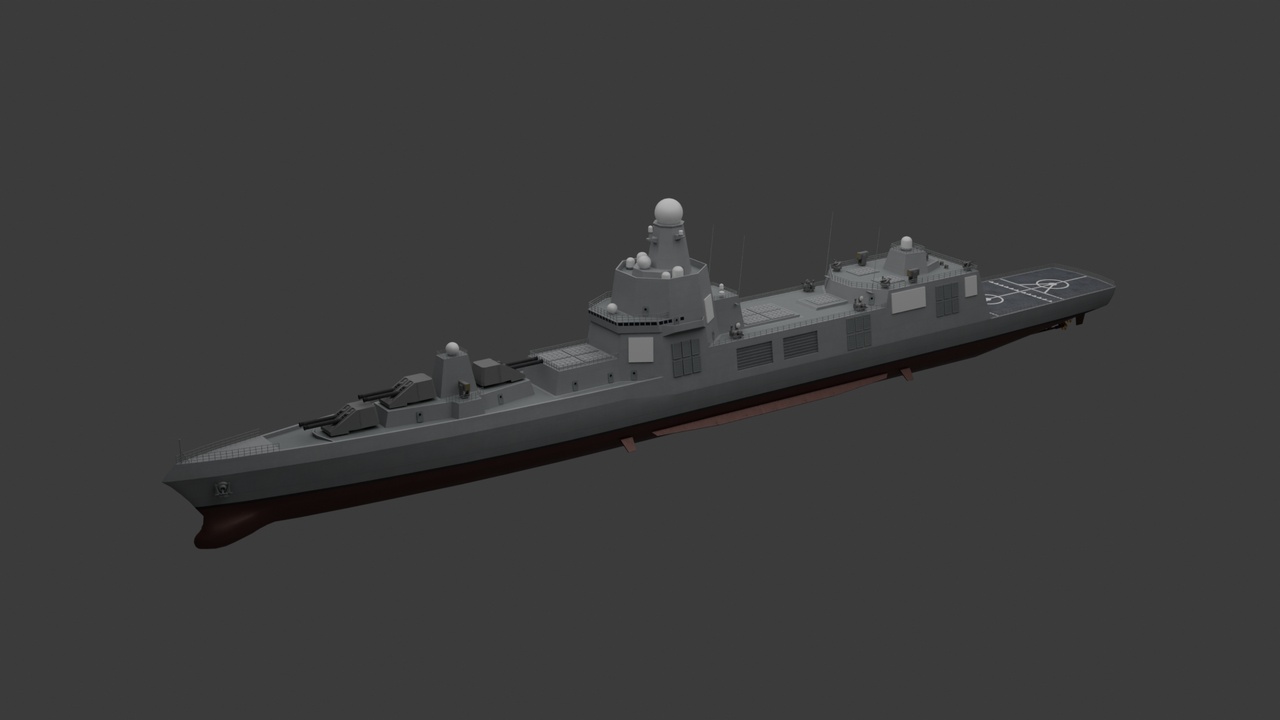 Media 1 for listing Chinese Fictional Modern Aegis Battleship Zhenyuan