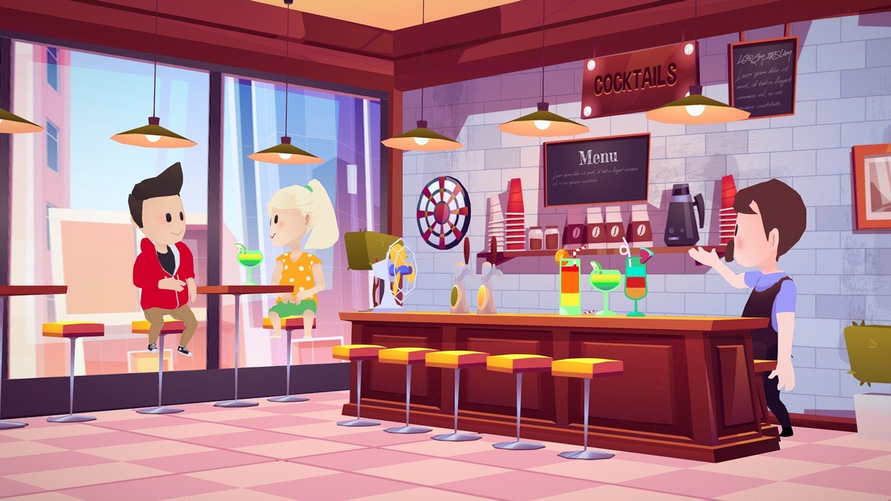 Media 1 for listing Bar store coffee shop interior lowpoly🍹🍸