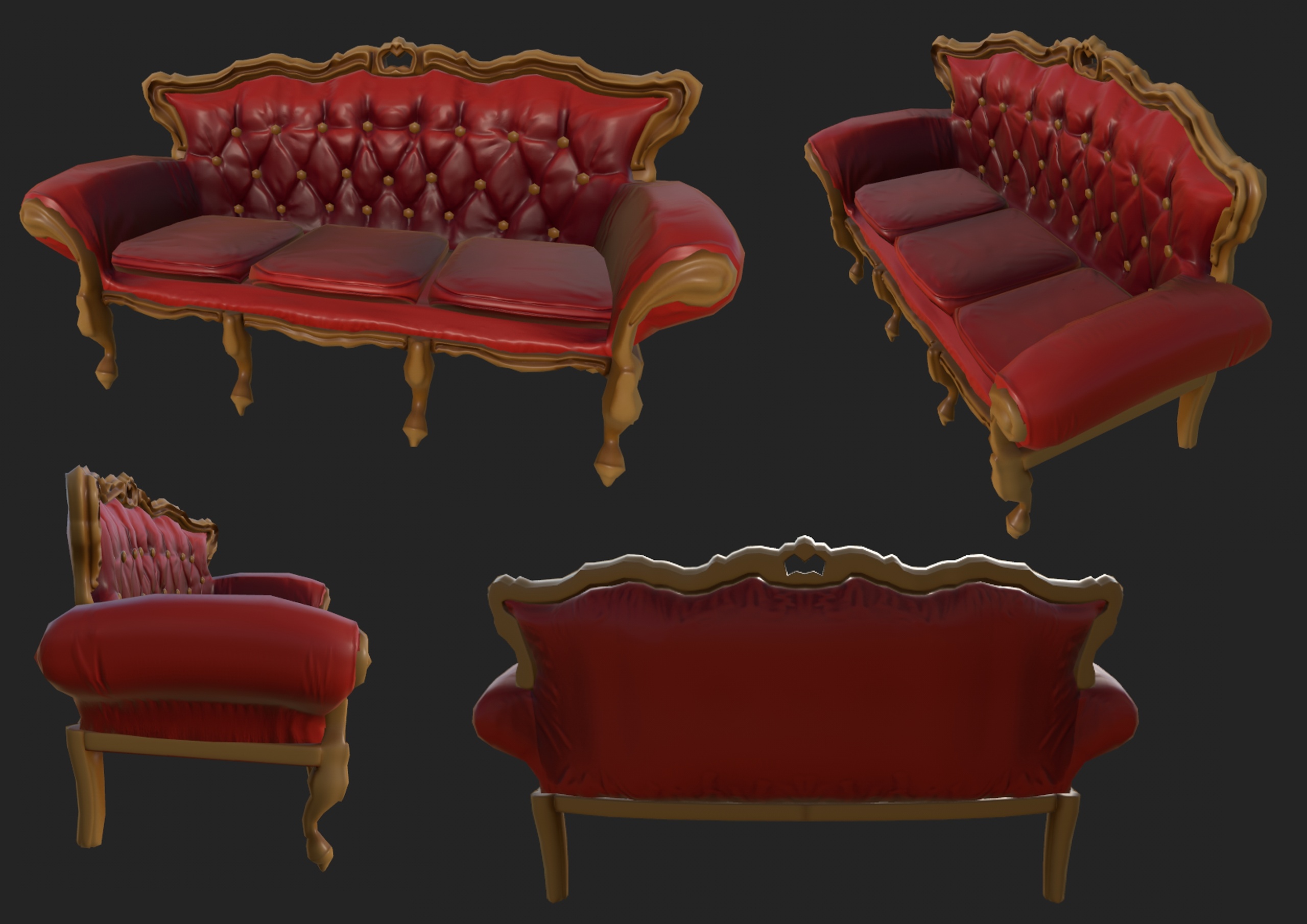 Media 1 for listing Royal sofa 4 textures