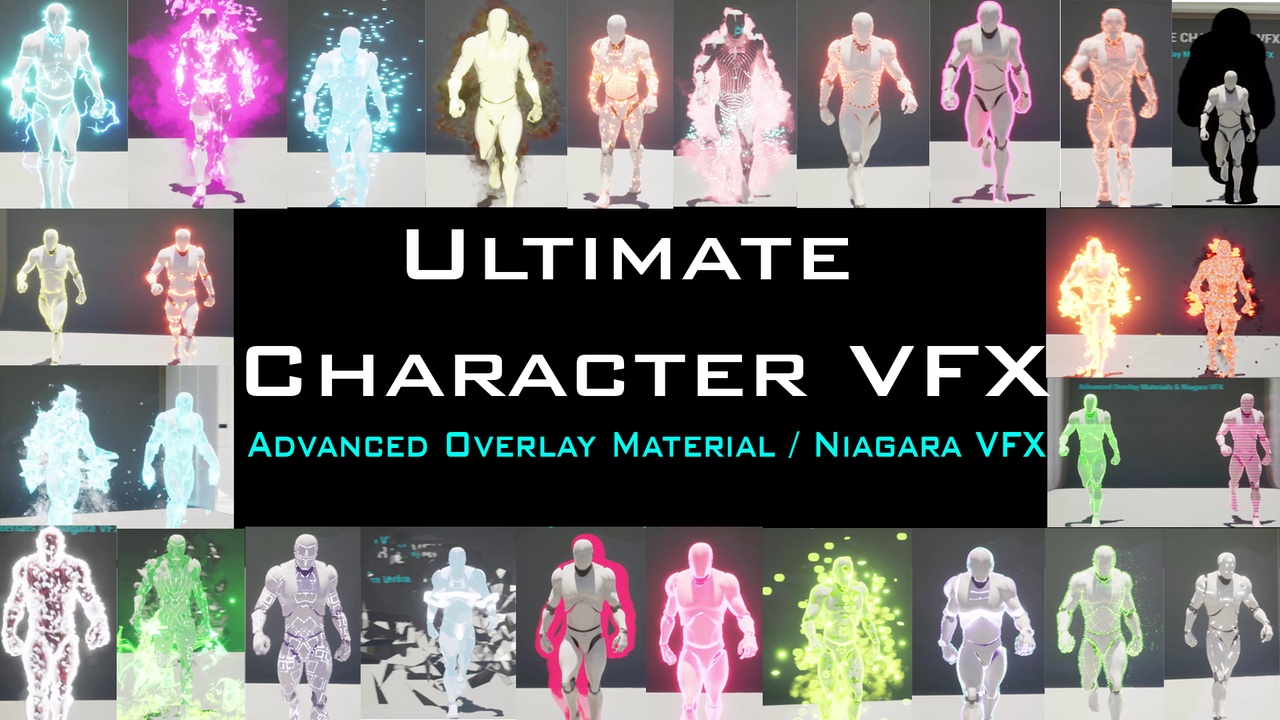 Media 1 for listing Ultimate Character VFX : Advanced Overlays & Niagara Effects