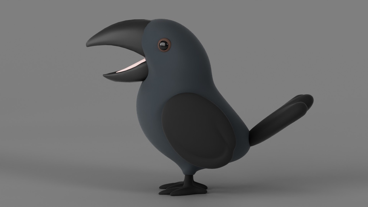 Media 1 for listing Stylized Crow