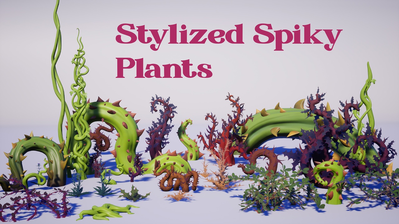 Média 1 pour l'article Spiky Plants Pack