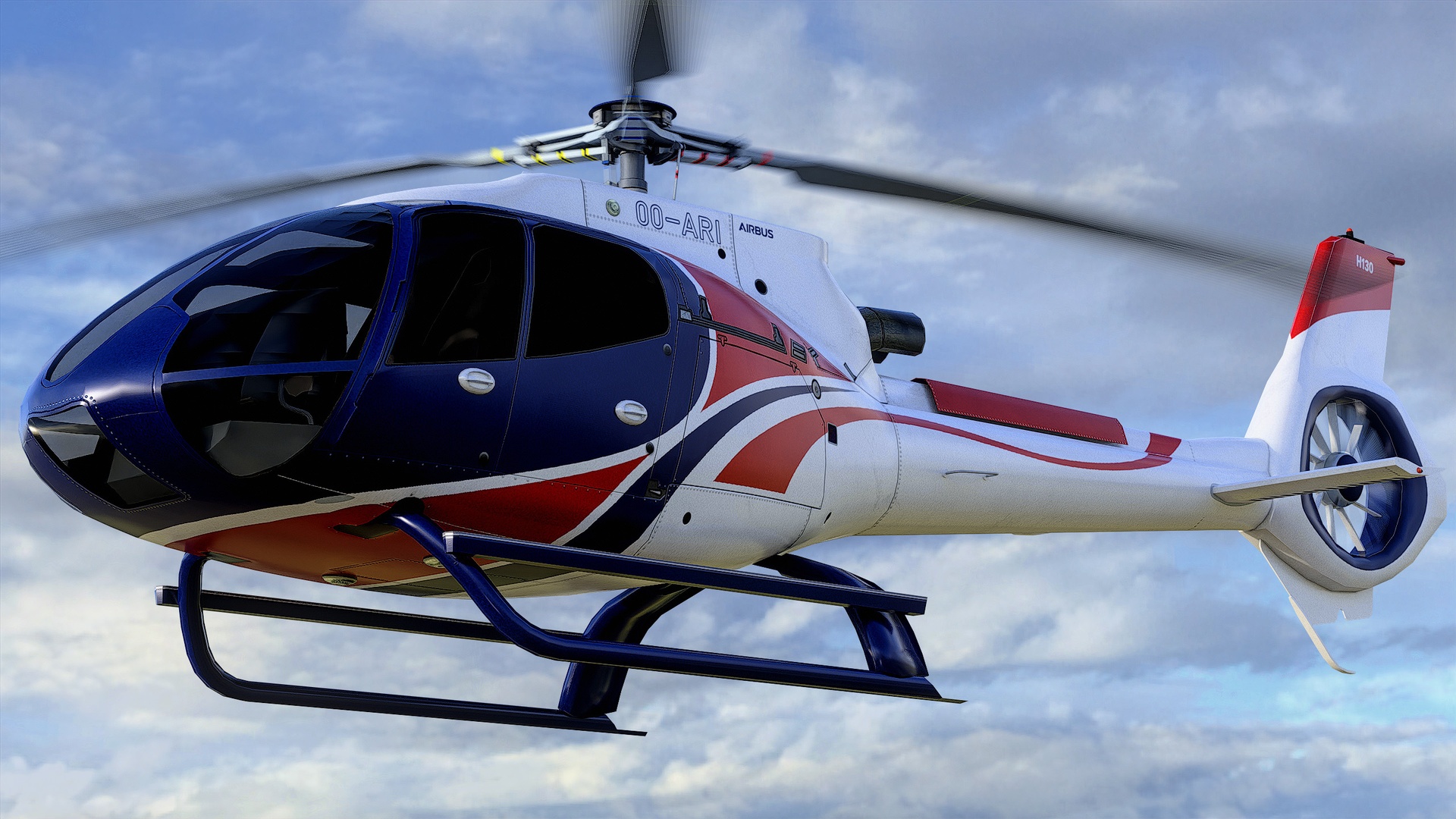 Media 1 for listing Civil Helicopter Aircraft #22 - Animated Low Poly PBR