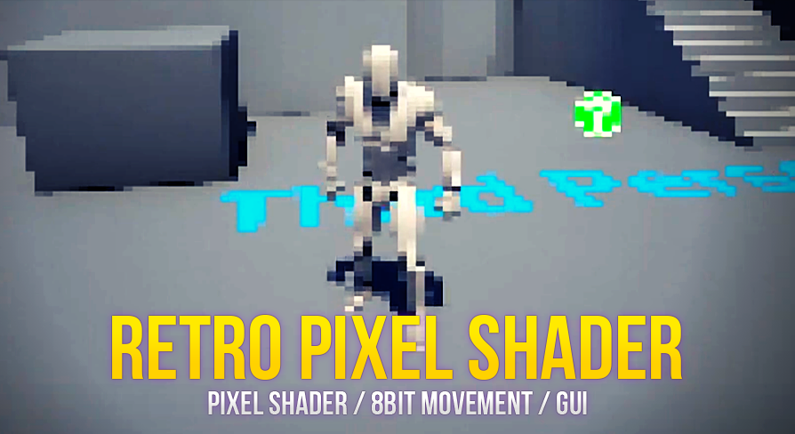 Retro Pixel Shader | Fab
