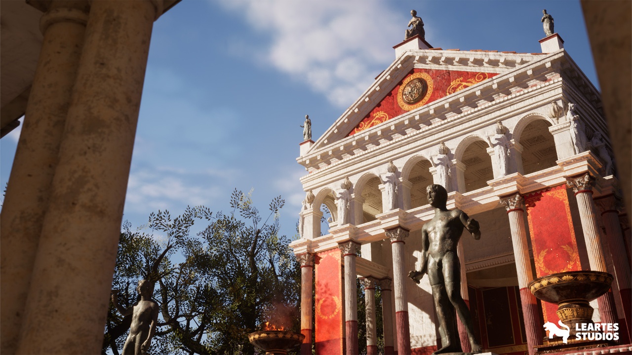 Media 1 for listing Roman Street Environment ( Roman Street Street Ancient Historical Vintage 3D )