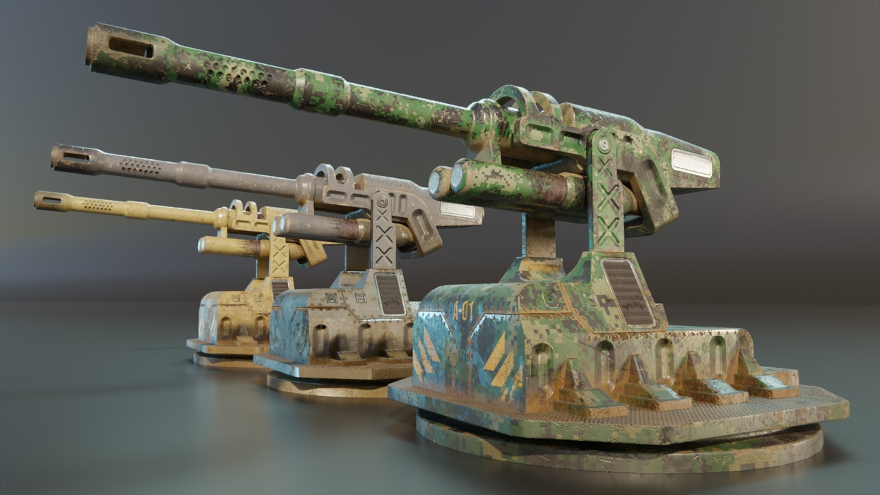 Media 1 for listing Game asset: SciFi Artillery (playable)