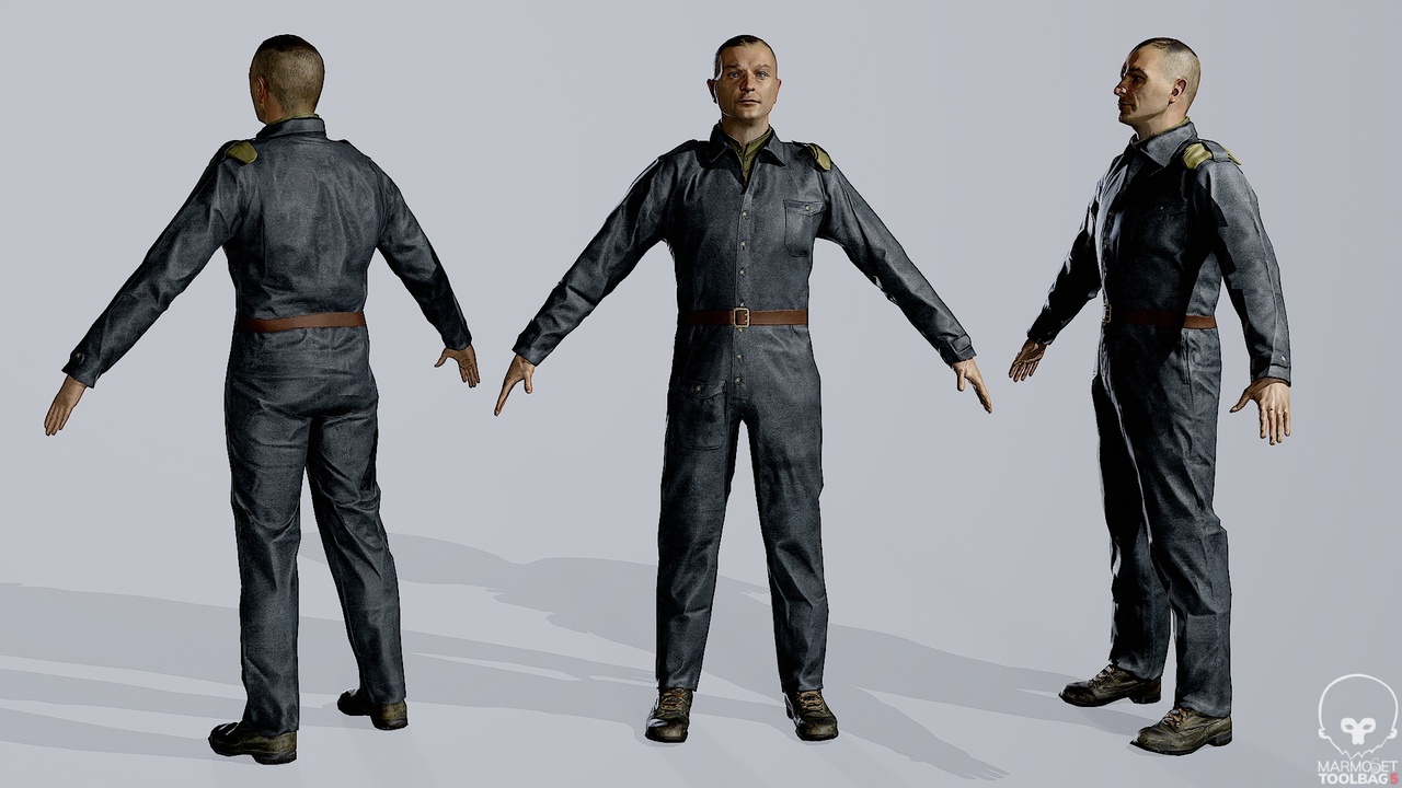 Média 1 pour l'article Technician man character