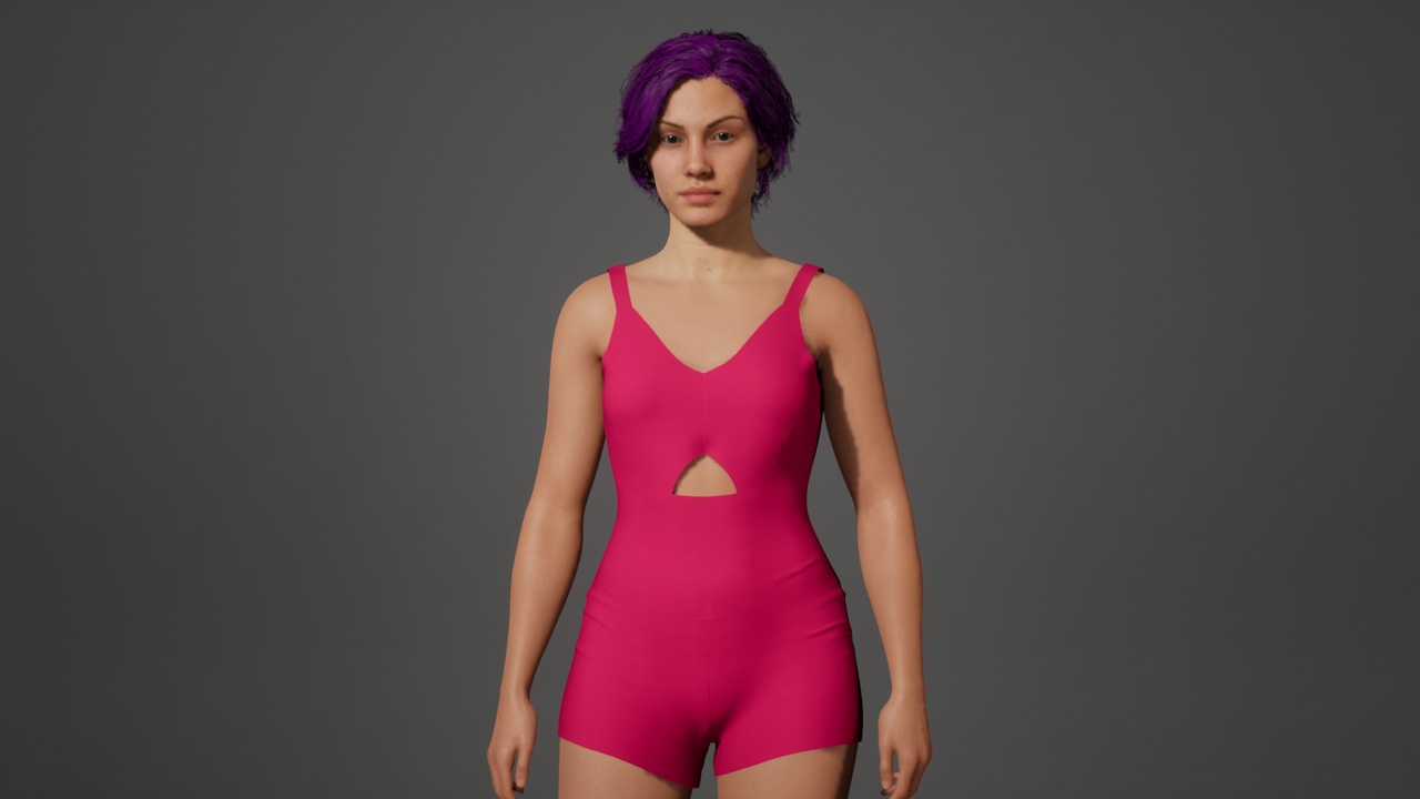 Mídia 1 do anúncio The Camden Onesie for MetaHumans - Parametric Outfit