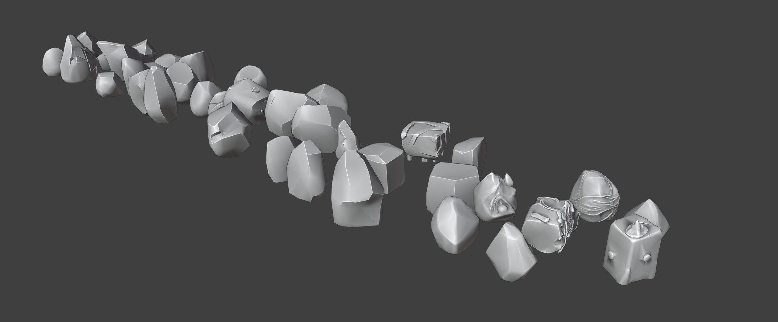 Media 1 for listing Stylized Gemstones Set💎