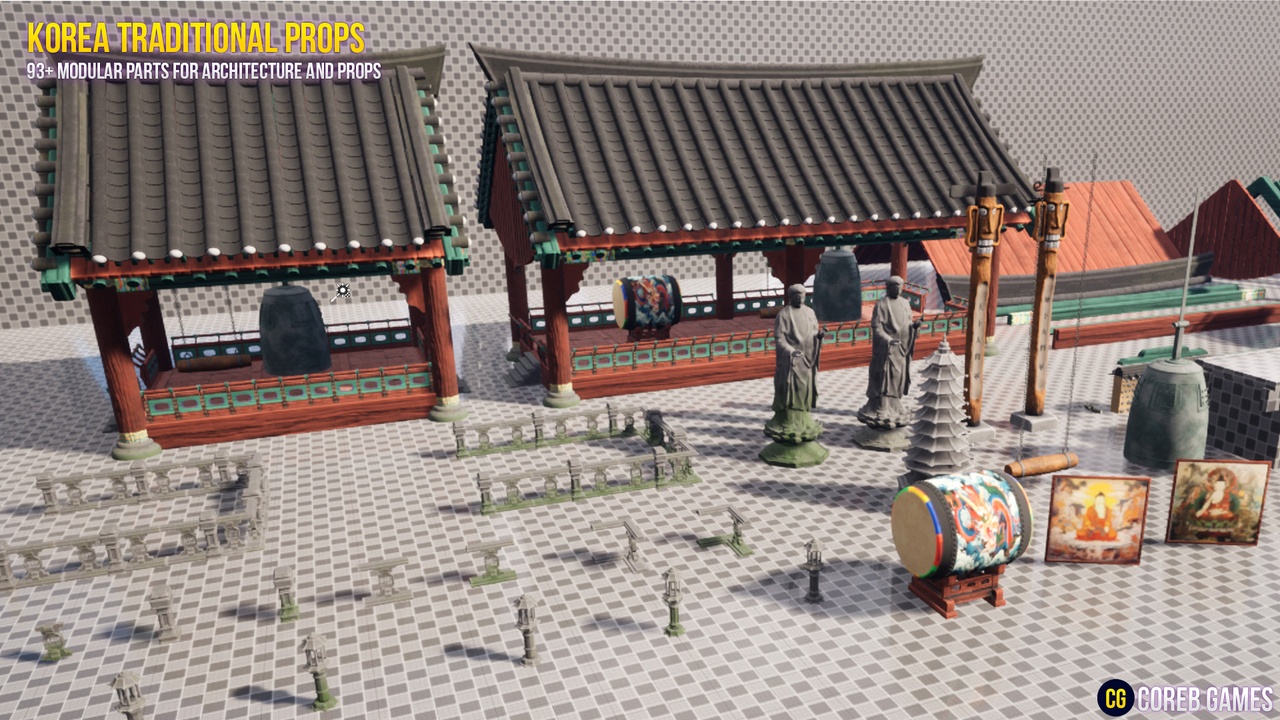 出品Traditional Korean Architecture Parts and Propsのメディア1