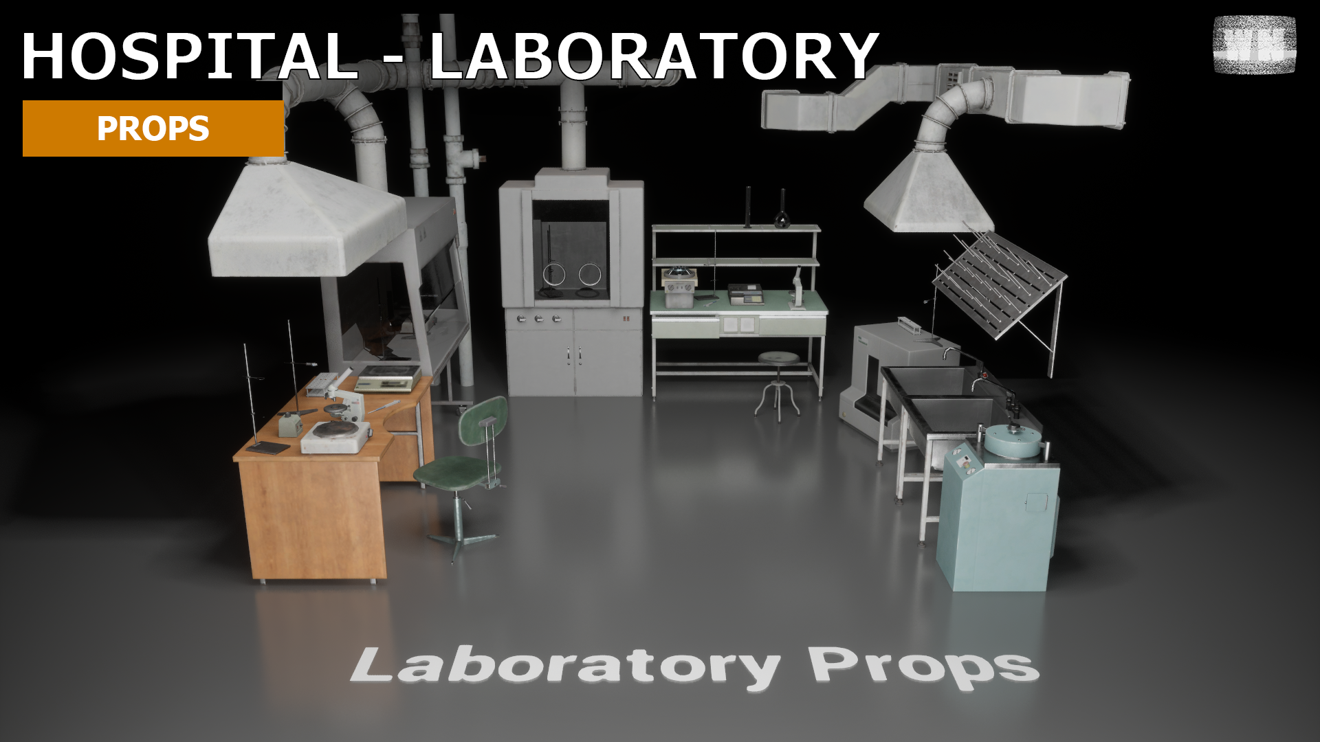 Post Soviet Hospital Laboratory Props | Fab