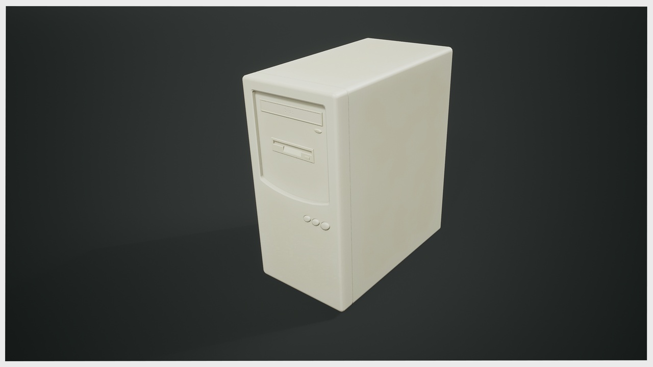 Media 1 for listing Stylized Realism Retro PC Tower