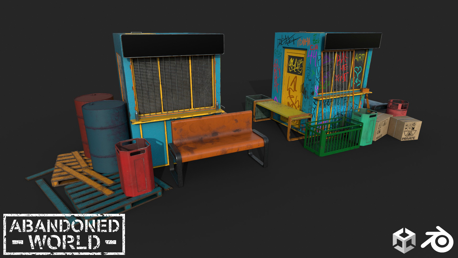 Street Props Object Set | Fab