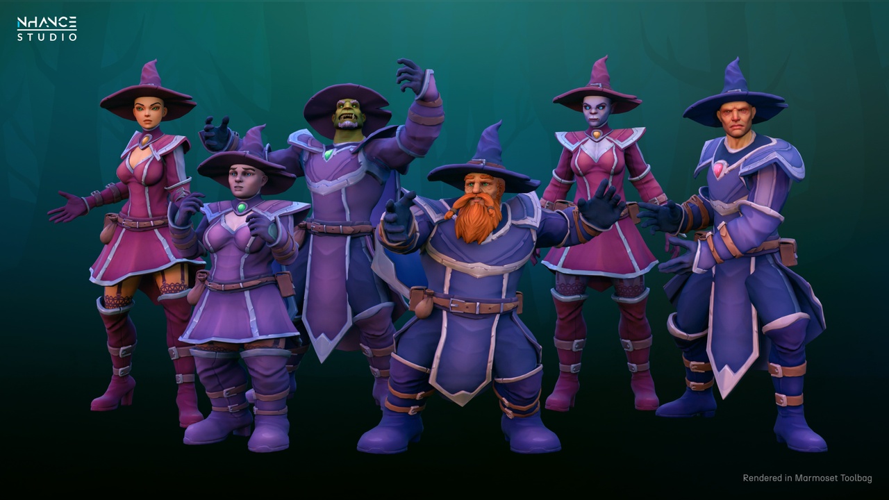 Media 1 for listing Stylized Fantasy Wizard Outfit
