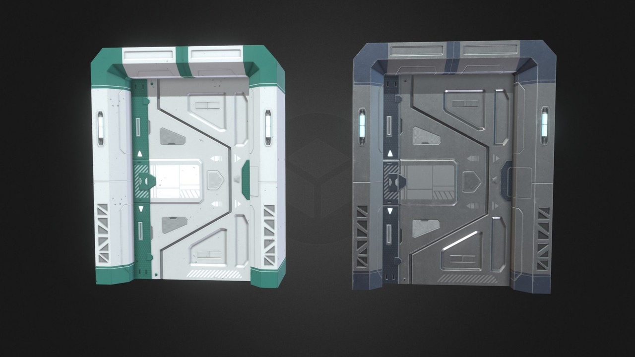 Media 1 for listing SciFi Doors Pack Vol2 - Door 02