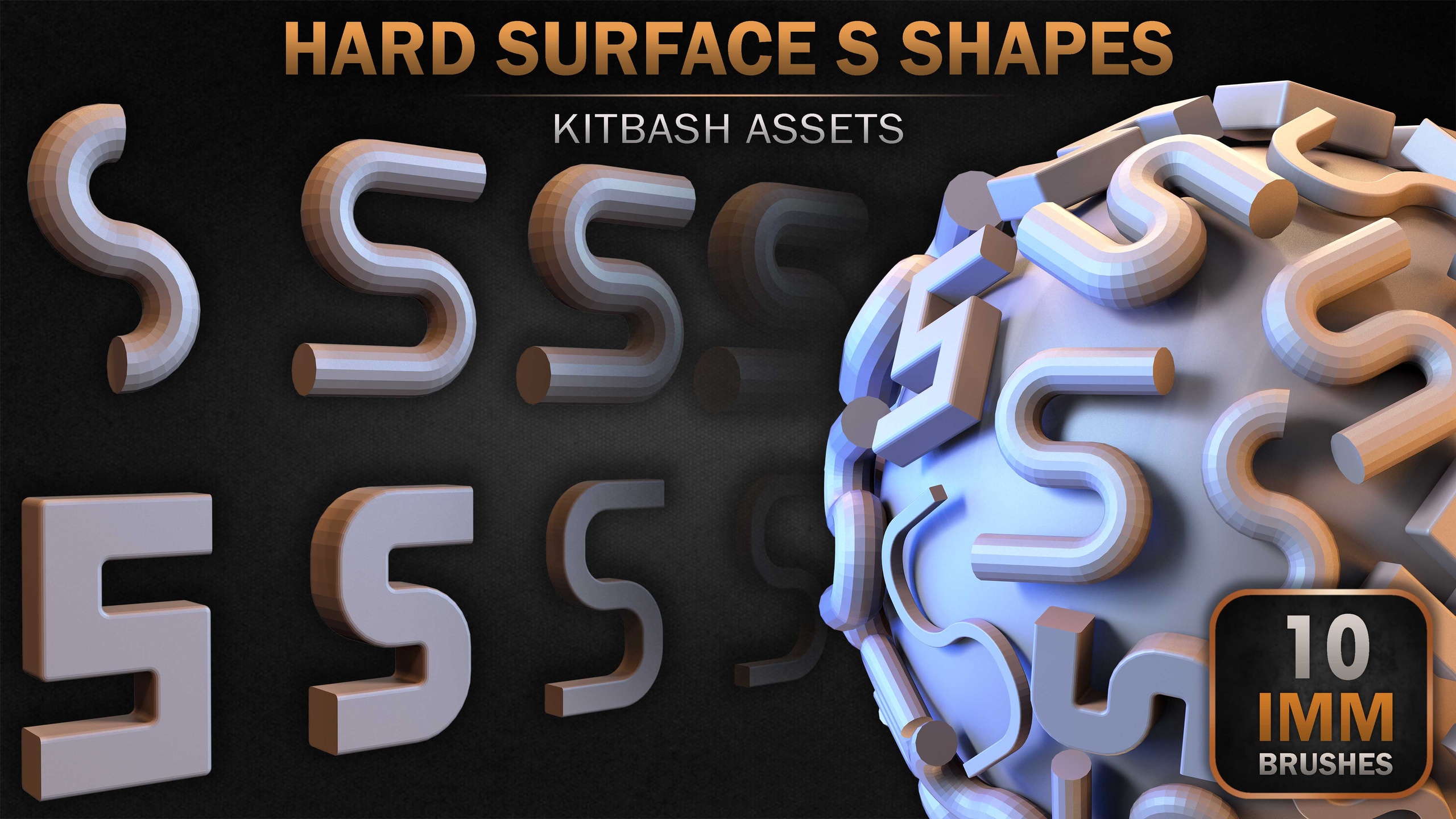 Media 1 for listing 10 Hard Surface IMM S Shapes