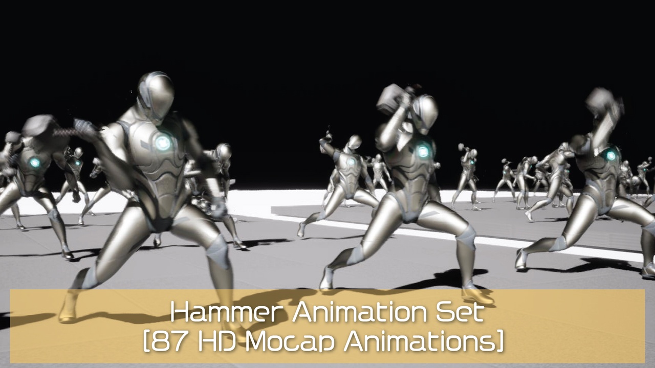 商品 Hammer Animation [87 HD Mocap Animations] 的媒体 1