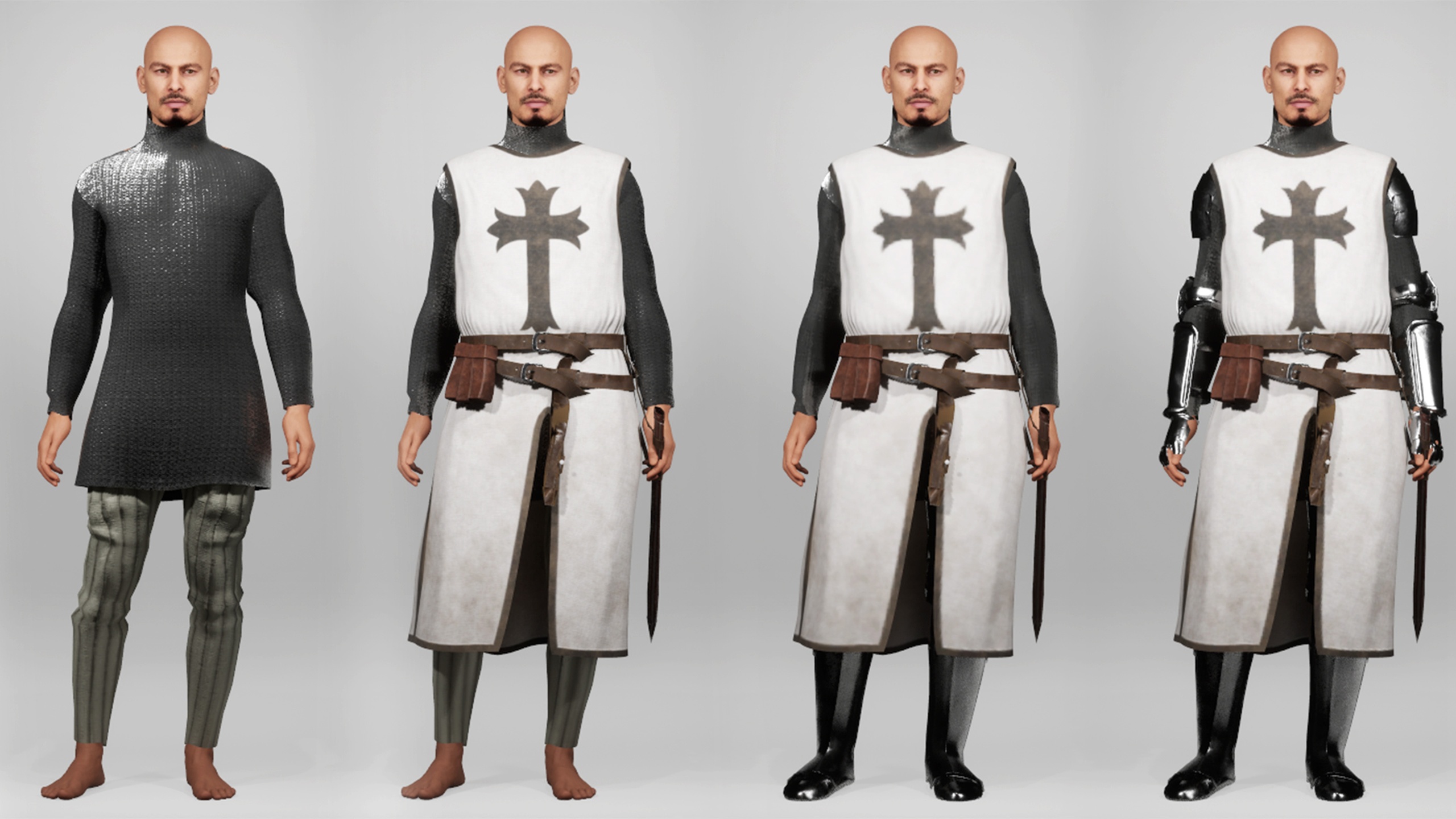 Media 1 for listing Crusader templar knight 8