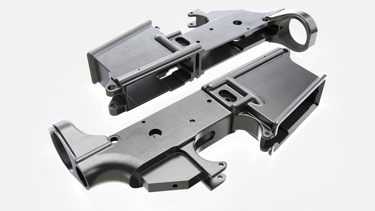 Media 1 for listing M4A1 - AR-15 - receiver lower - HIGHPOLY - NATO 3D model