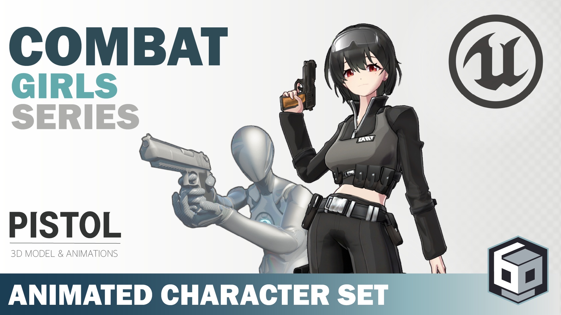 Media 1 for listing CombatGirlsPistolCharacterPack