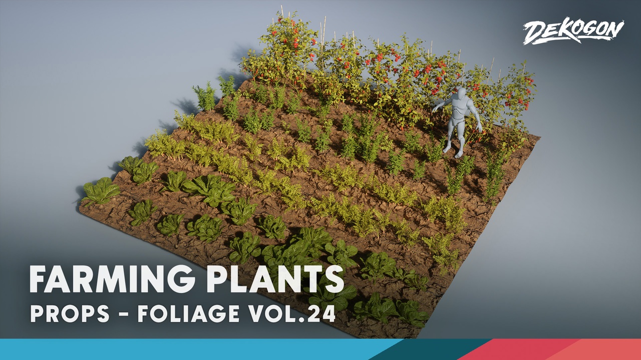 商品 Foliage VOL.24 - Farming Plants (Low Poly) 的媒体 1