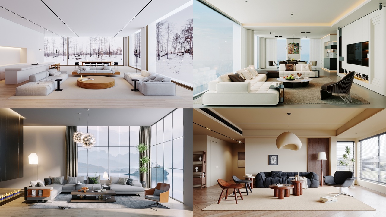 Media 1 for listing Living Room Collection 02 - 4 Scenes