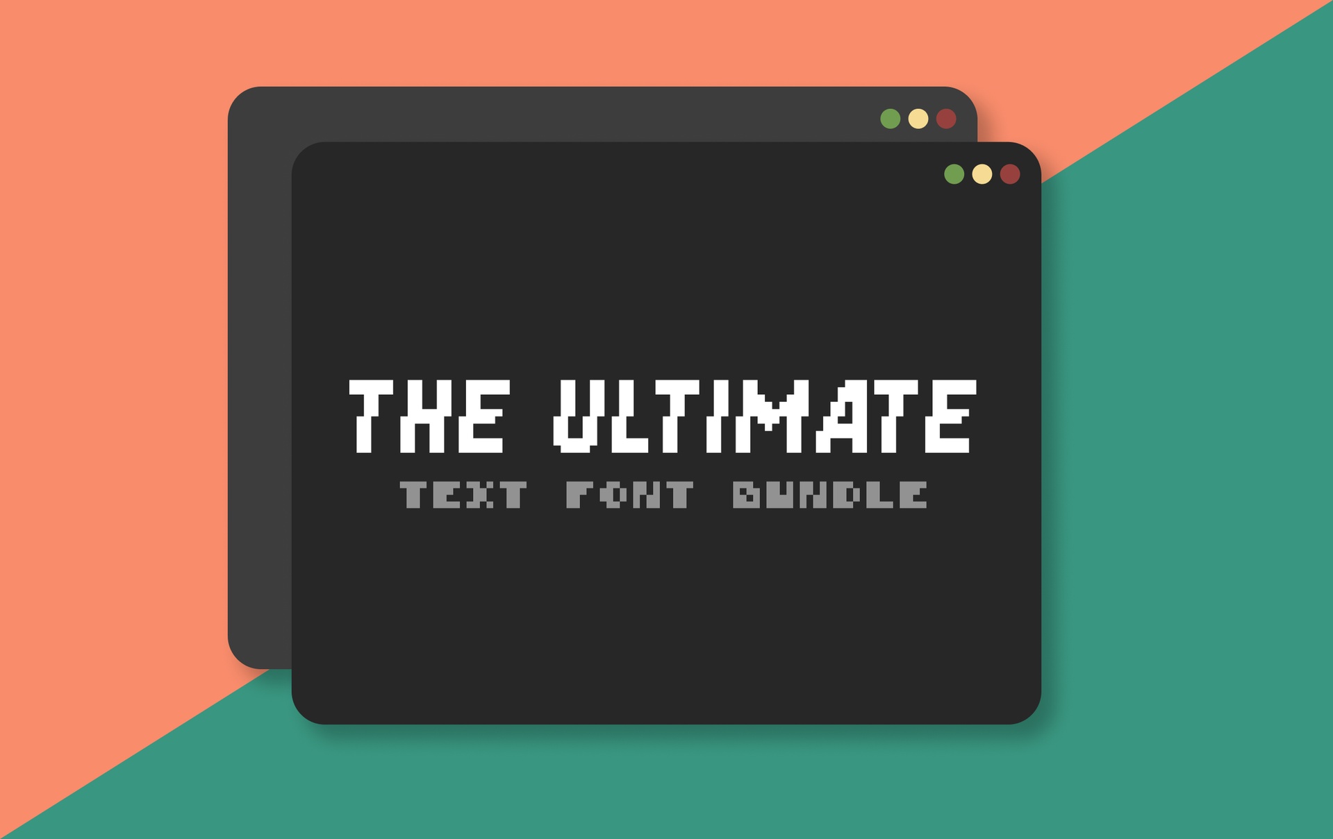 Media 1 for listing THE ULTIMATE PIXEL FONT BUNDLE