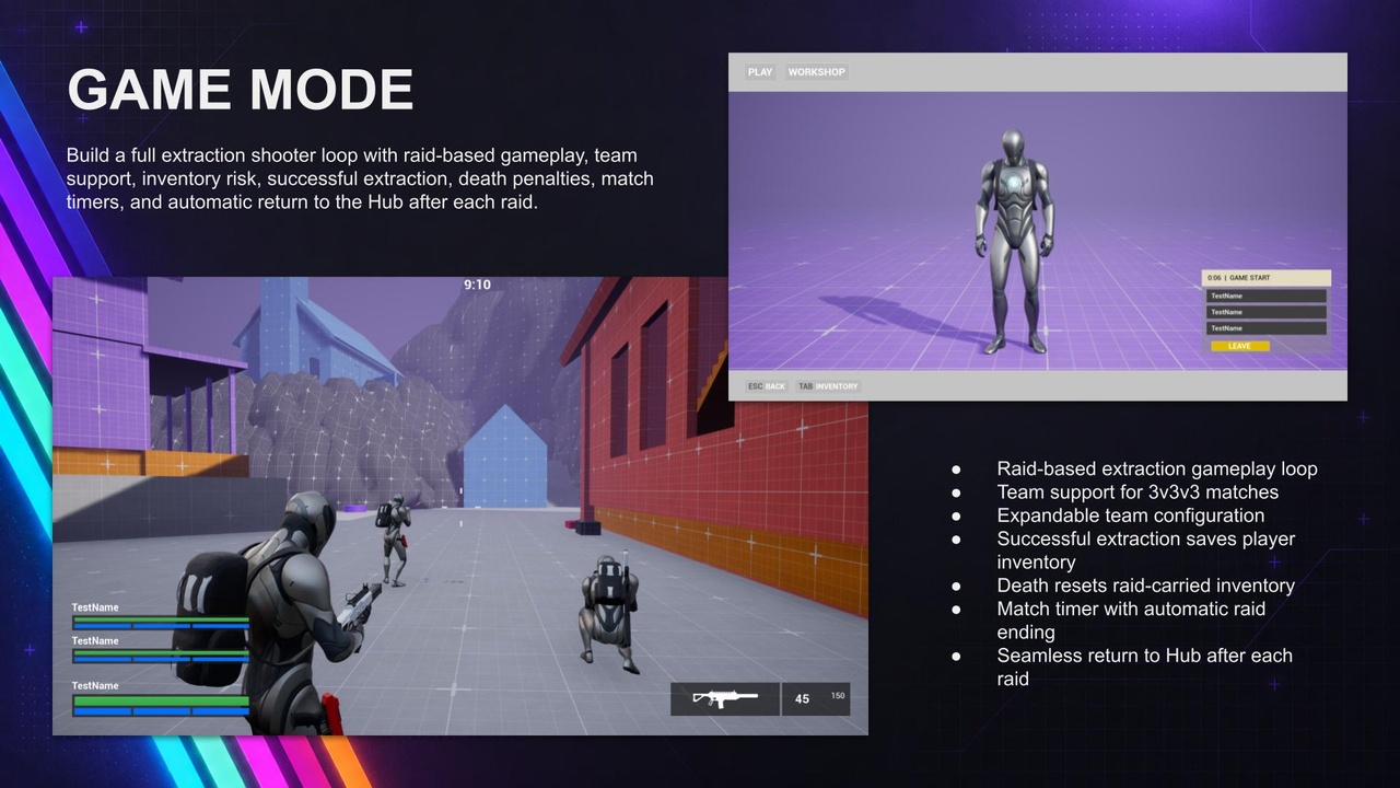 Media 1 for listing Extraction Shooter Template