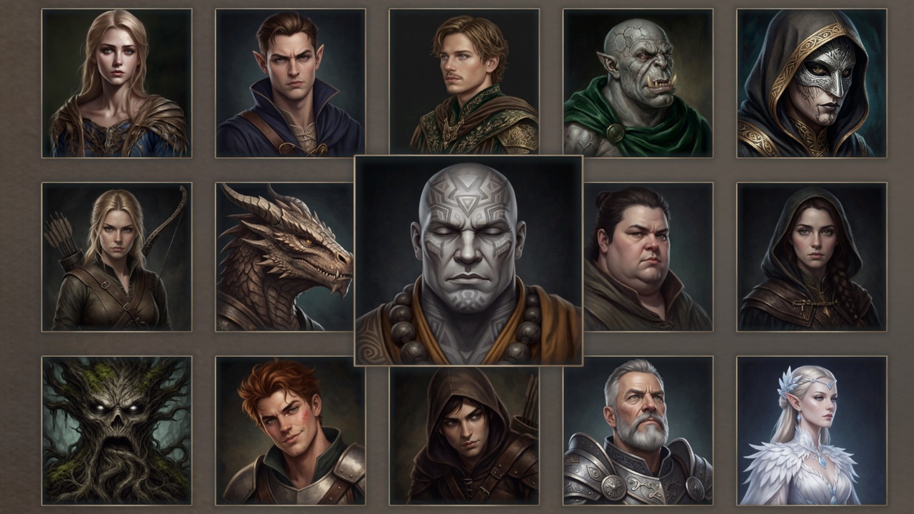 Character Portrait Pack – 25 Semi-Realistic Avatars | Fab