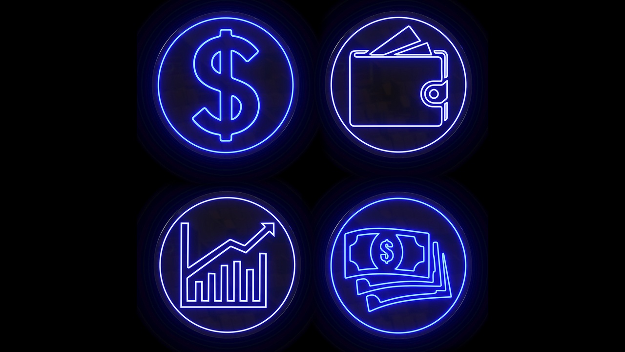 Media 1 for listing Money neon signs set