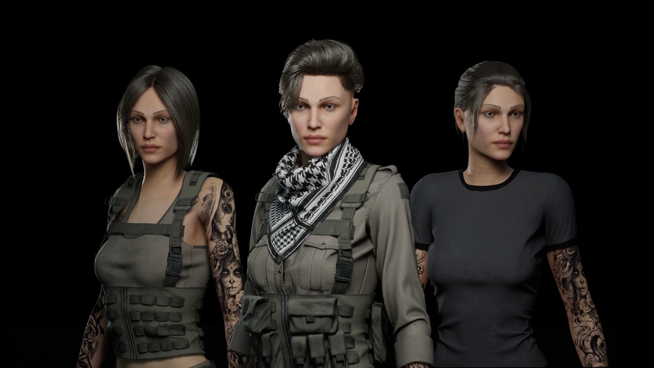 Media 1 for listing Modular Female Soldier