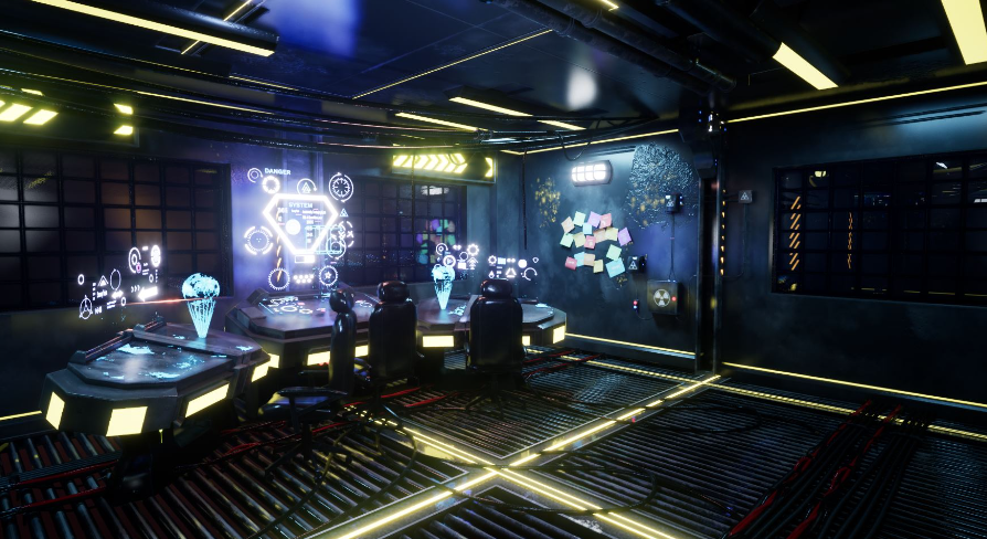 Sci-fi Environment Engine Room | Fab