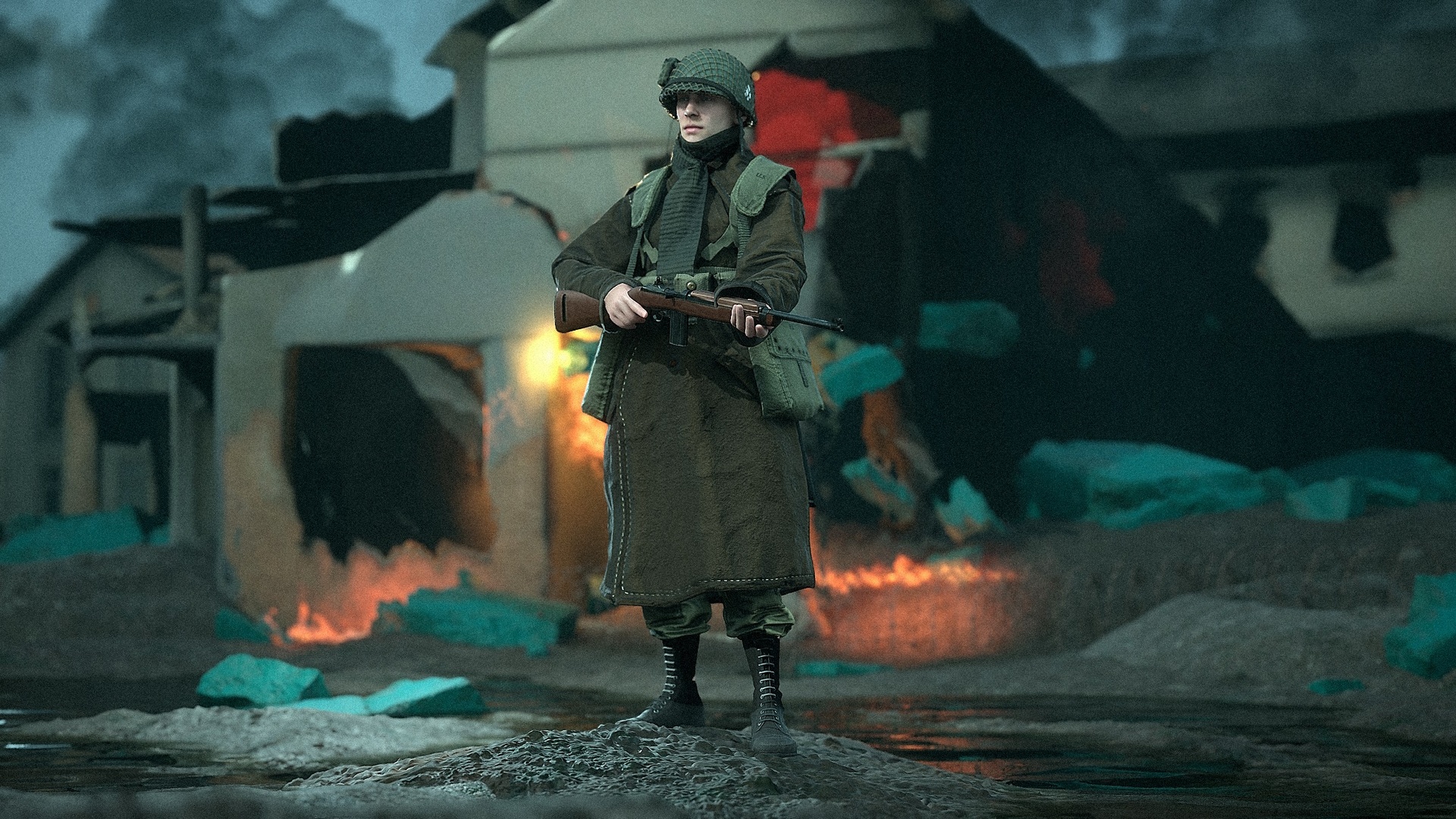 Media 1 for listing U.S PARATROOPERS WW2 type 6 - Metahuman Kit