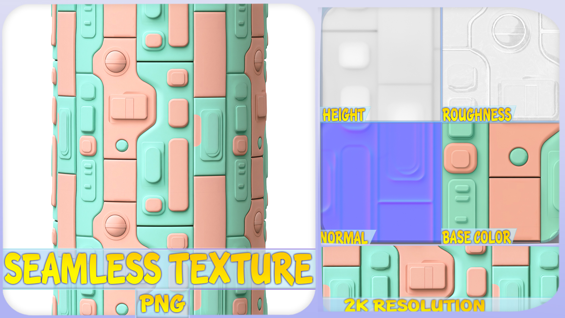 SciFi Seamless Texture | Fab
